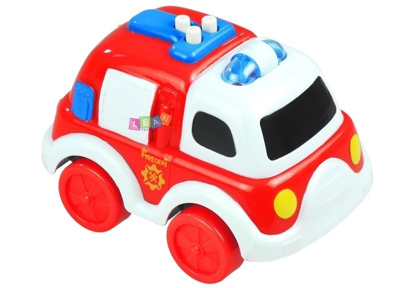Emergency Vehicles Play Set Ambulance Police Car Fire Truck Battery