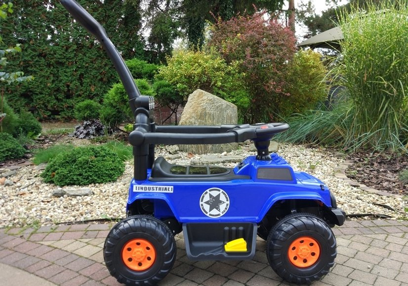 PB810 Blue Push Along Electric Ride On Vehicle Electric Rideon Vehicles \ Cars Push Along