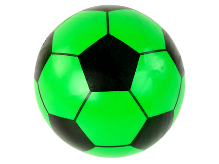 Ball Grün Schwarz Gummi Groß 23 cm Licht