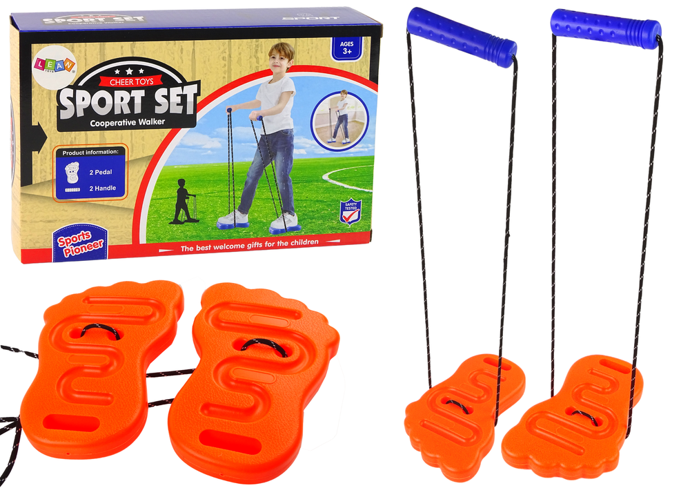 Stepper Set Stelzen für Kinder Orange Spielzeug Sport