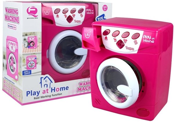 Batteriebetriebene Waschmaschine Sound Pink