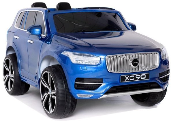 Elektroauto für Kinder VOLVO XC90 Blau Lackiert EVA-Reifen Auto Kinderfahrzeug