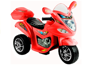 Elektromotorrad für Kinder BJX-88 Rot Fahrzeug Motorrad Sounds und Melodien