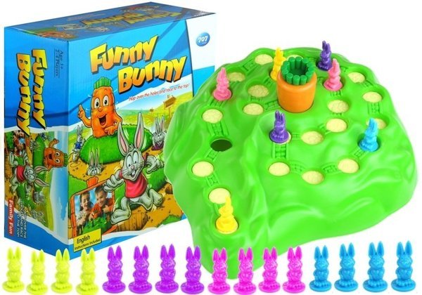 FUNNY BUNNY wie Lotti Karotti Spiel Spielzeug für Kinder Geschicklichkeitsspiel