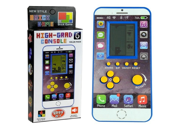 Tetris-Spiel elektronisches Spiel Spielzeug für Kinder das bekannte Tetris-Spiel