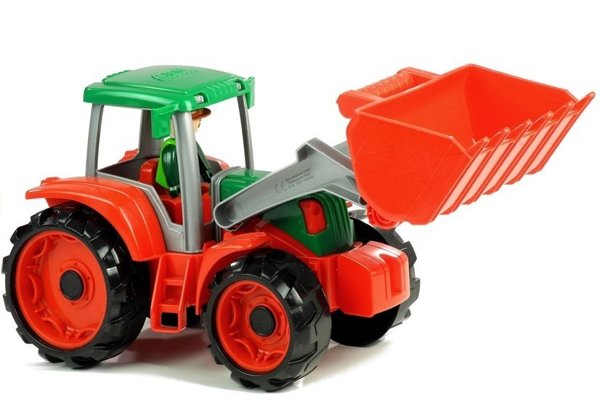 Truxx Bulldozer 34CM Set Figürchen Fahrer Fahrzeug Spielzeug für Kinder 2+