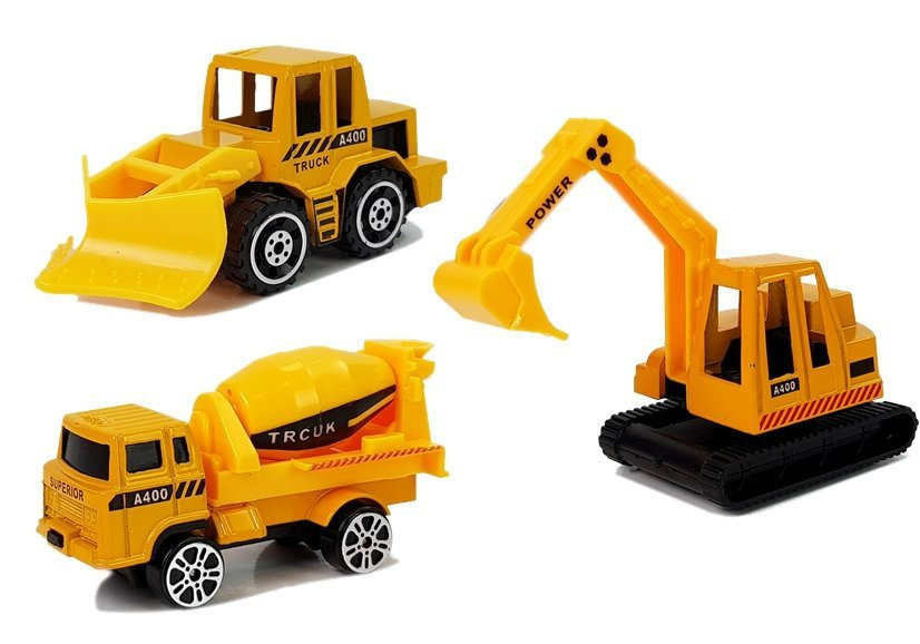 Samolot Transportowy Garaz Maszyn Budowlanych z Naciagiem 1:64 Dzwiek Swiatla