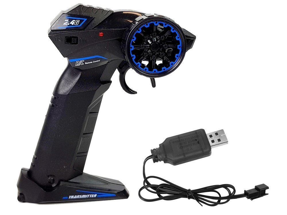 Motor Sportowy Scigacz Zdalnie Sterowany 2.4G Zasieg 35 m Zolty