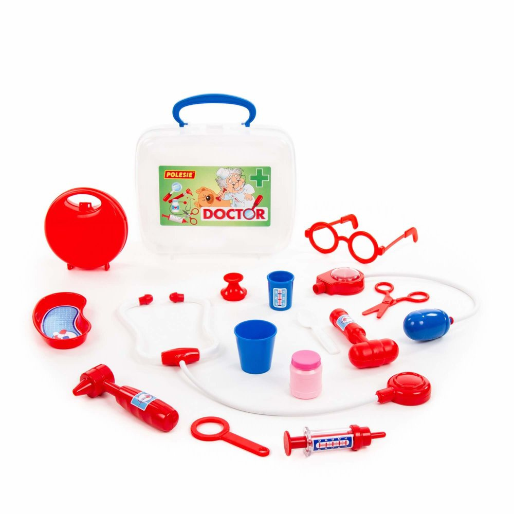 Zestaw Lekarz W Walizce Stetoskop Strzykawka Mloteczek 56559