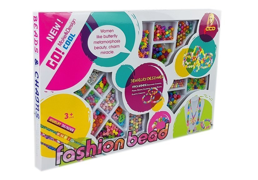 Zestaw Pieknosci do Tworzenia Bizuterii, Koraliki DIY