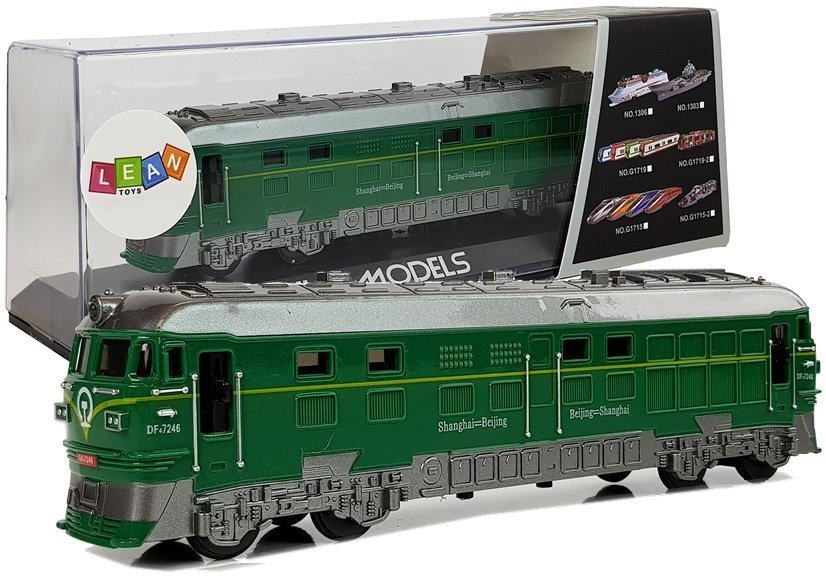 Pociag Lokomotywa Pendolino z Napedem Otwierane Drzwi Swiatla i Dzwiek Zielony