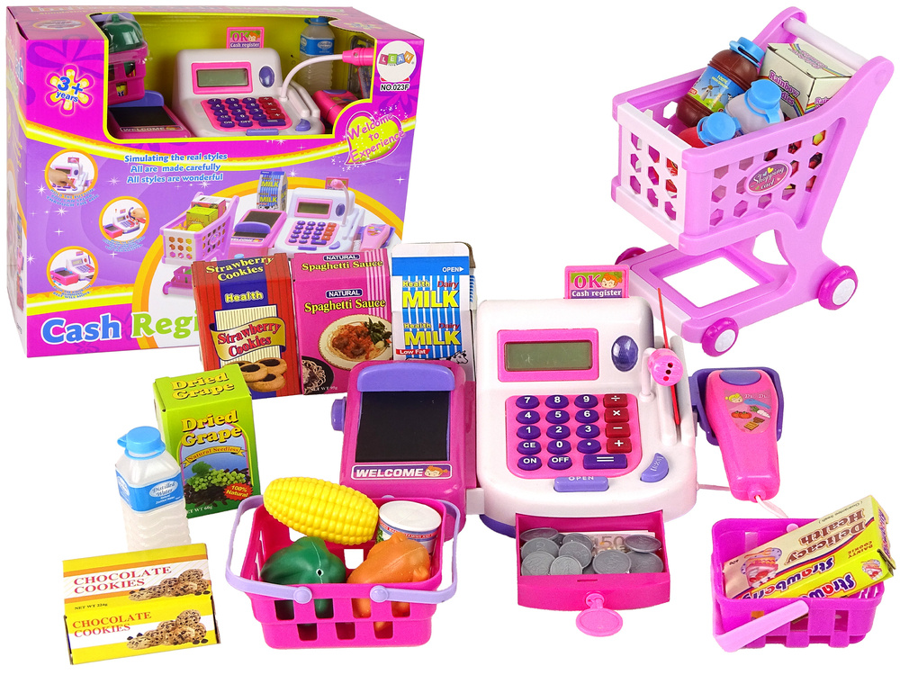 Kasa Sklepowa Fiskalna z Kalkulatorem + Akcesoria