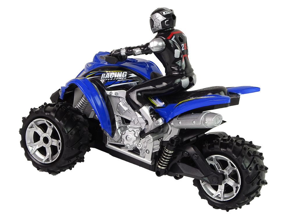 Quad Rock Crawler Trojkolowy Zdalnie Sterowany 1:12 2,4G Niebieski