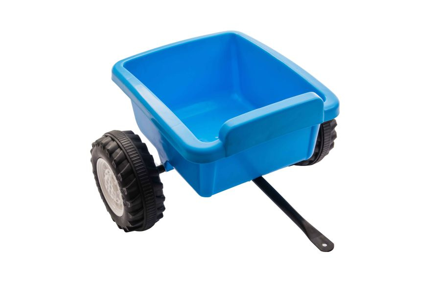 Traktor Na Akumulator z Przyczepa A009 Niebieski