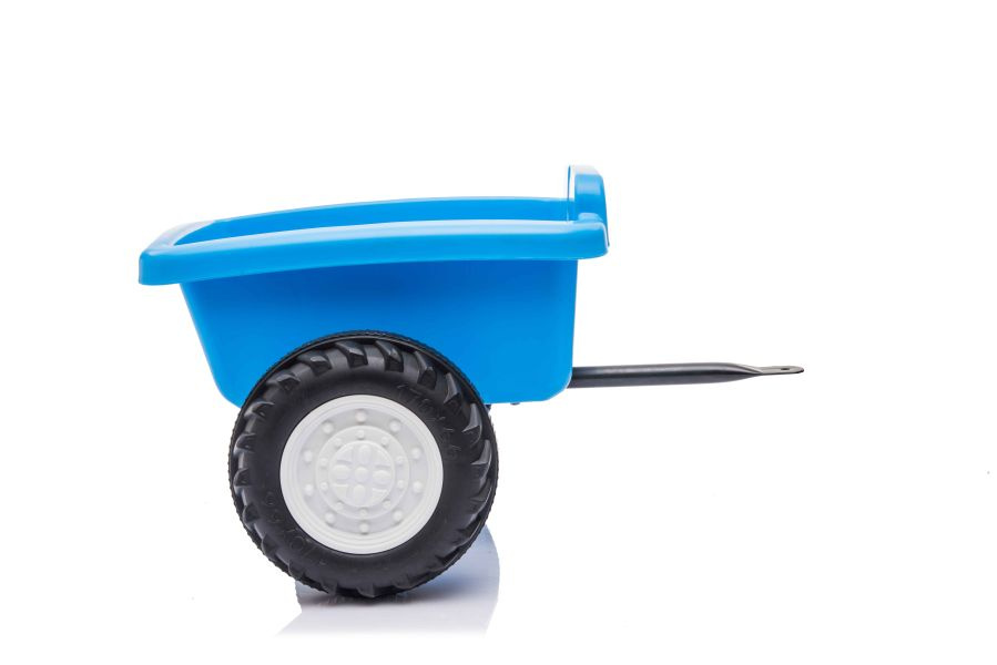 Traktor Na Akumulator z Przyczepa A009 Niebieski