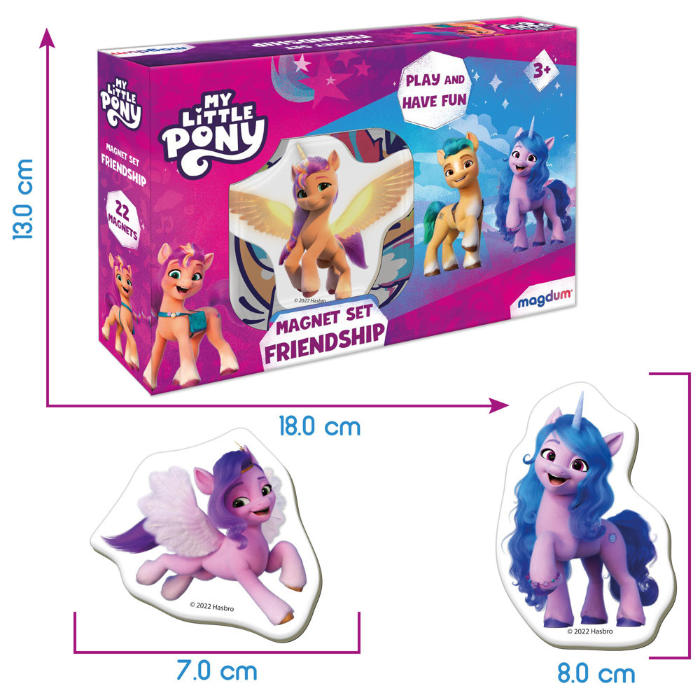 Zestaw Magnesow My Little Pony Przyjaciele ME 5031-21