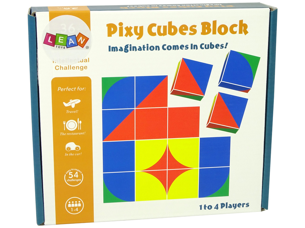 Drewniana Ukladanka Kolorowe Klocki Wzory Karty Gra Wyobraznia