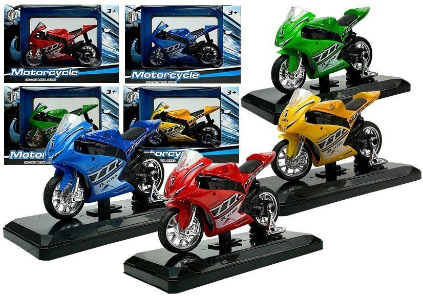 Sportowy Motocykl z Dzwiekami 1:18 4 Kolory