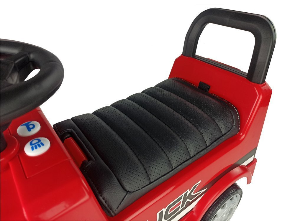 Jezdzik Mercedes Antos 656 Czerwony Dzwiek Klakson Reflektory Swiatla