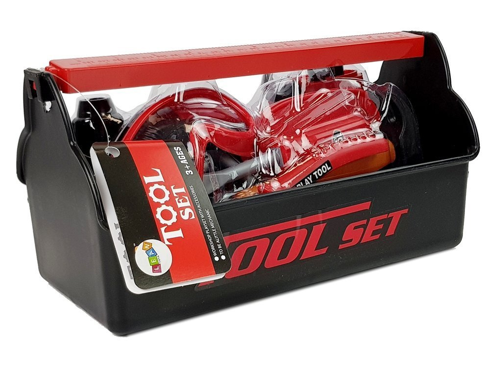 Zestaw Narzedzi Dla Majsterkowicza Skrzynka Wiertarka Mlotek