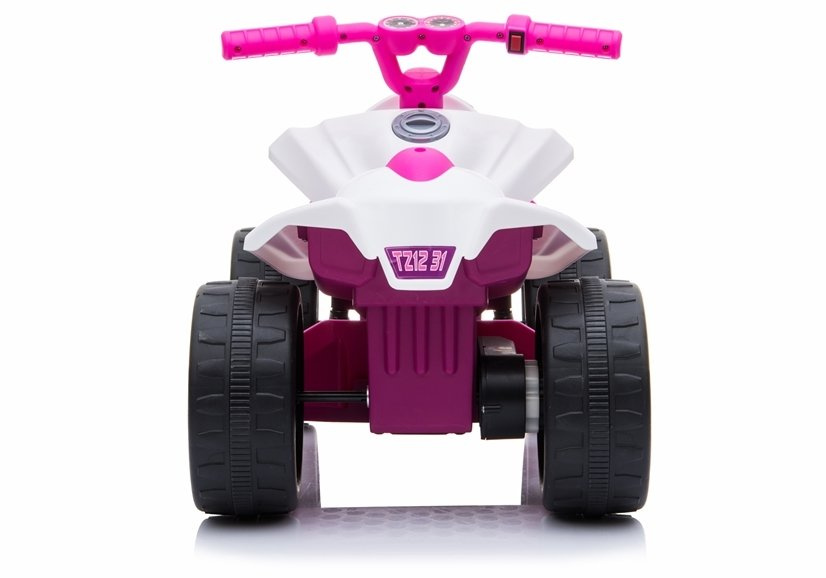 Quad na akumulator TR1805 Bialo-rozowy