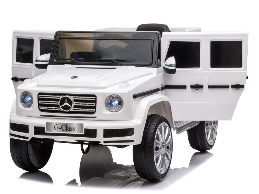 Samochod na akumulator Mercedes G500 bialy