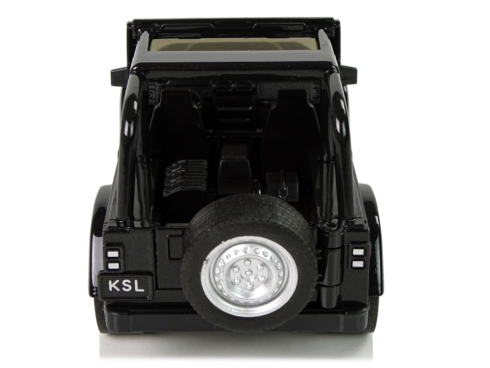 Samochod Terenowy Auto Policyjne Czarne