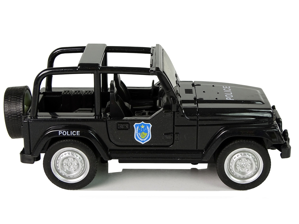 Samochod Terenowy Auto Policyjne Czarne