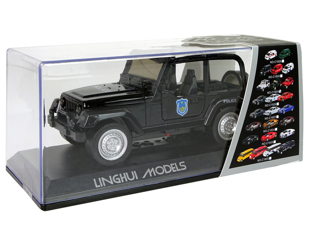 Samochod Terenowy Auto Policyjne Czarne