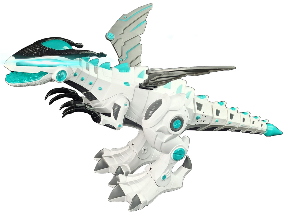 Interaktywny Dinozaur Robot Zdalnie Sterowany Pilot Dzwiek Swiatla Muzyka