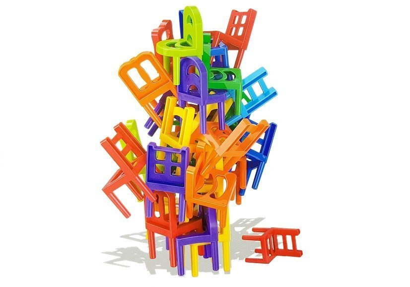 Gra Spadajace Krzesla Uloz Kolorowa Wieze