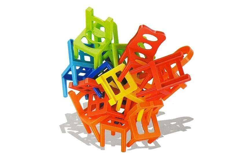 Gra Spadajace Krzesla Uloz Kolorowa Wieze