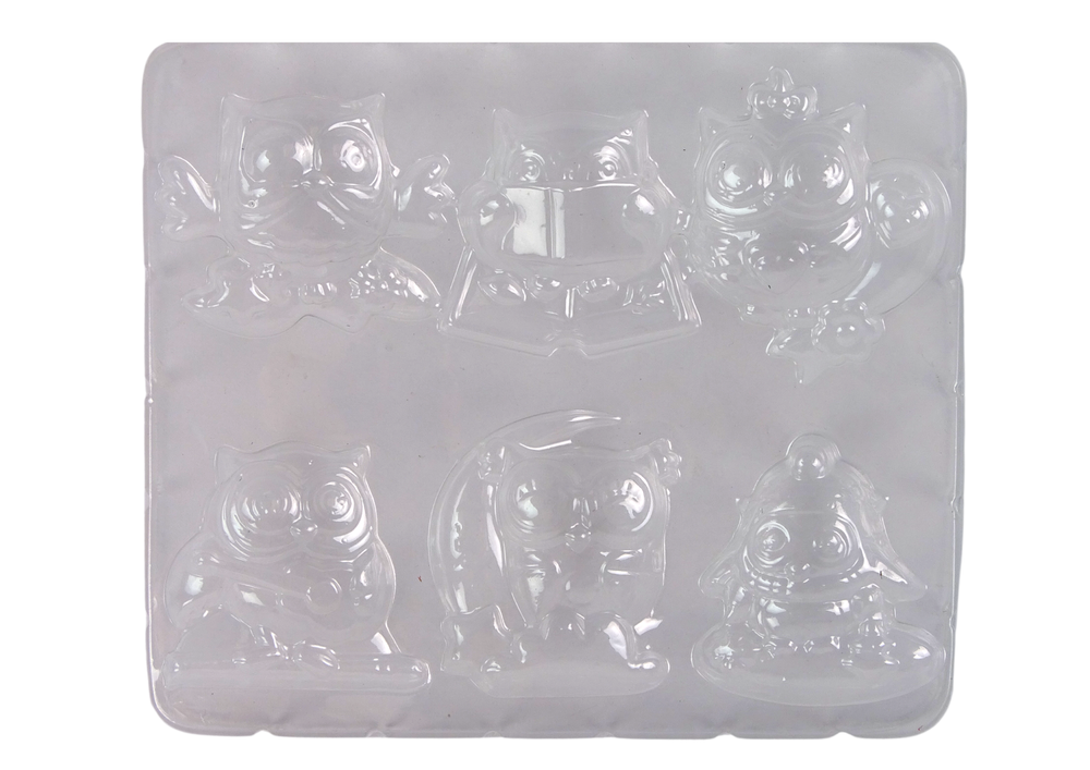 Zestaw DIY Do Malowania Swiecace Sowy Gips Magnesy