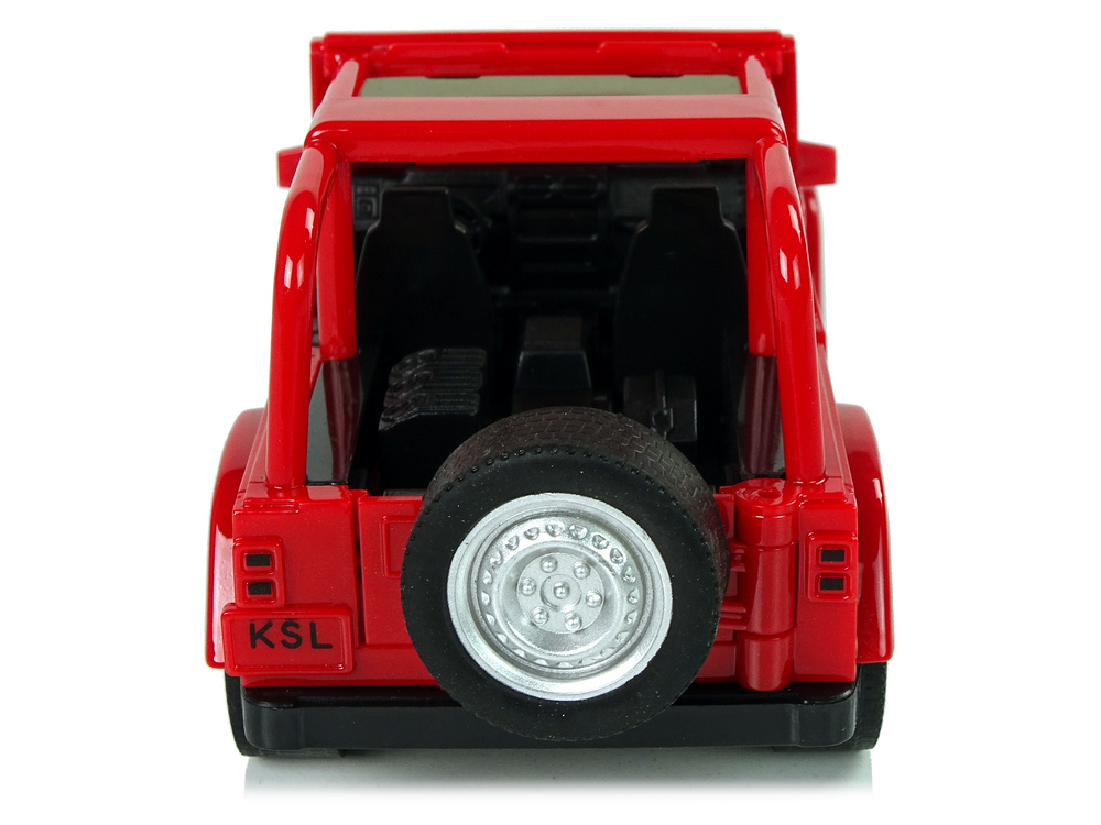 Samochod Terenowy Auto Straz Pozarna Czerwony