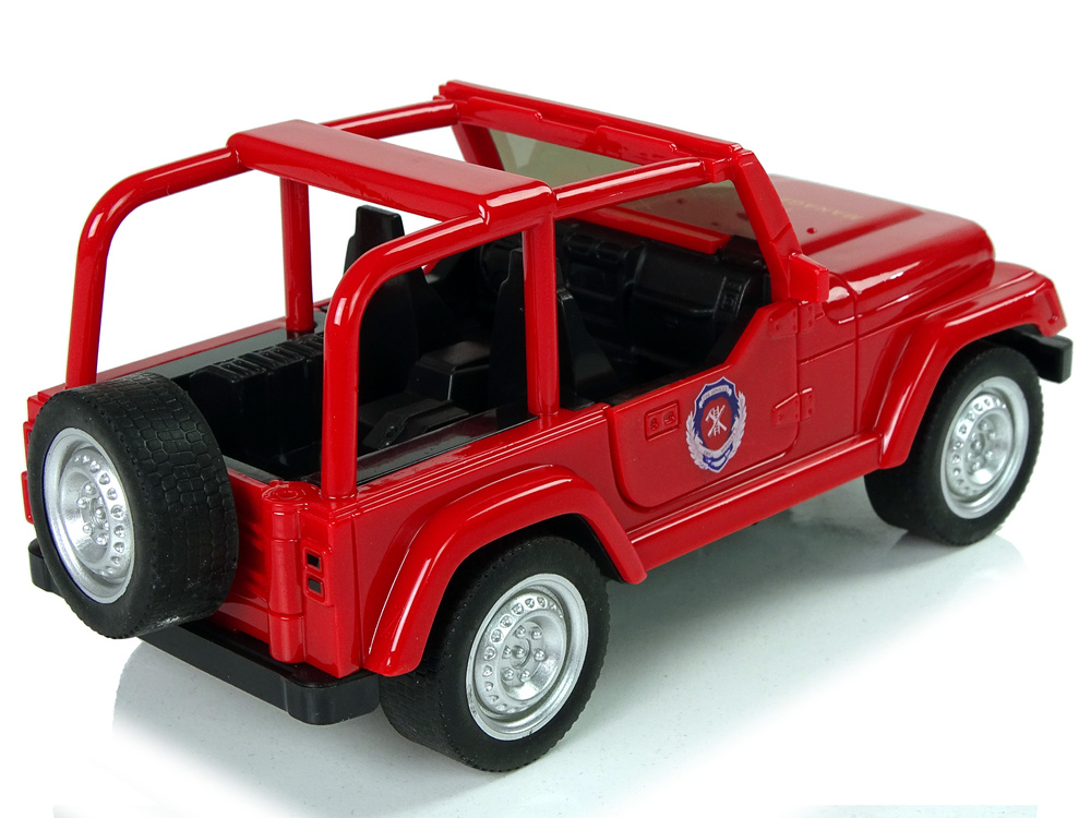 Samochod Terenowy Auto Straz Pozarna Czerwony