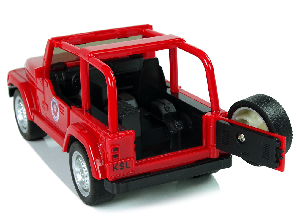 Samochod Terenowy Auto Straz Pozarna Czerwony