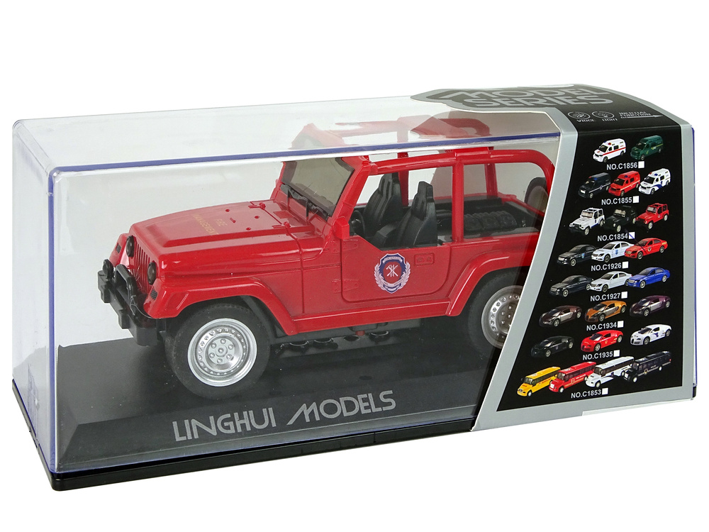 Samochod Terenowy Auto Straz Pozarna Czerwony