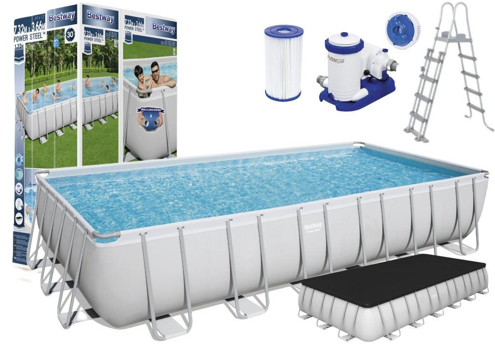 Basen Ogrodowy Stelazowy 732 x 366 x 132 cm Bestway 56474