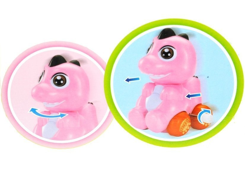 Dinozaur Kolorowy w Jajku Nakrecany