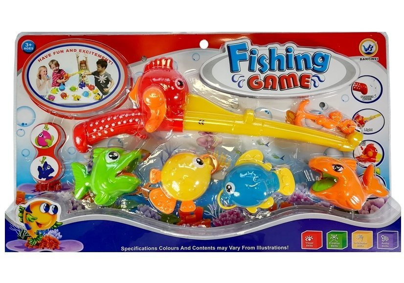 Zestaw Do Kapieli Wedka Rybki Haczyk