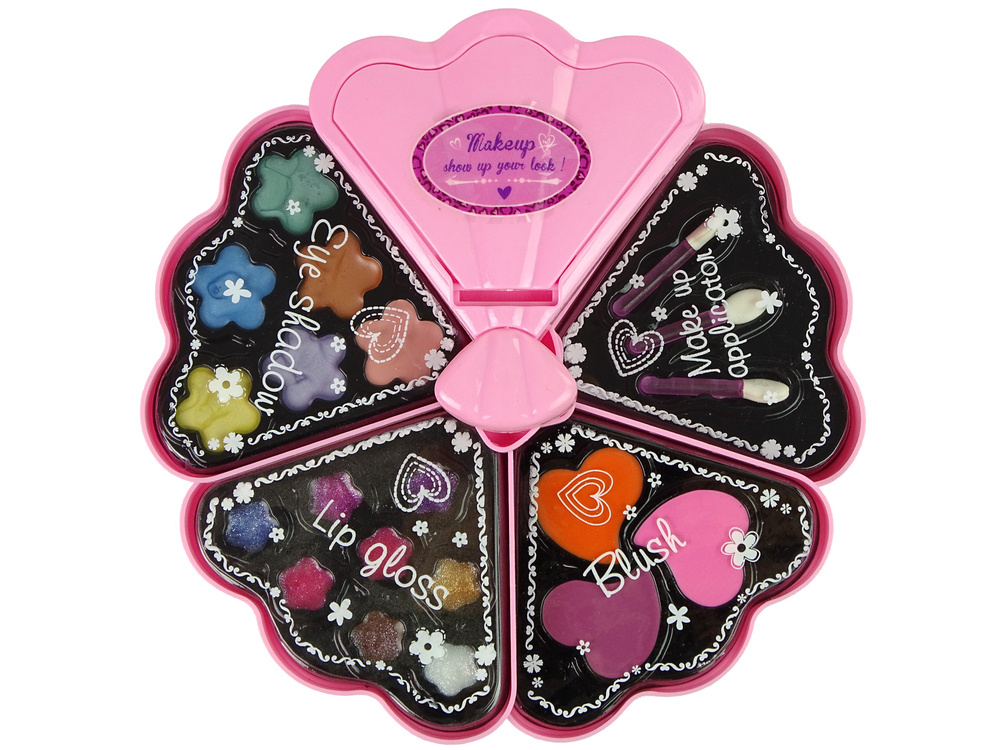 Kosmetyczka Rozowa Muszelka Cienie Do Powiek Blyszczyk Roz