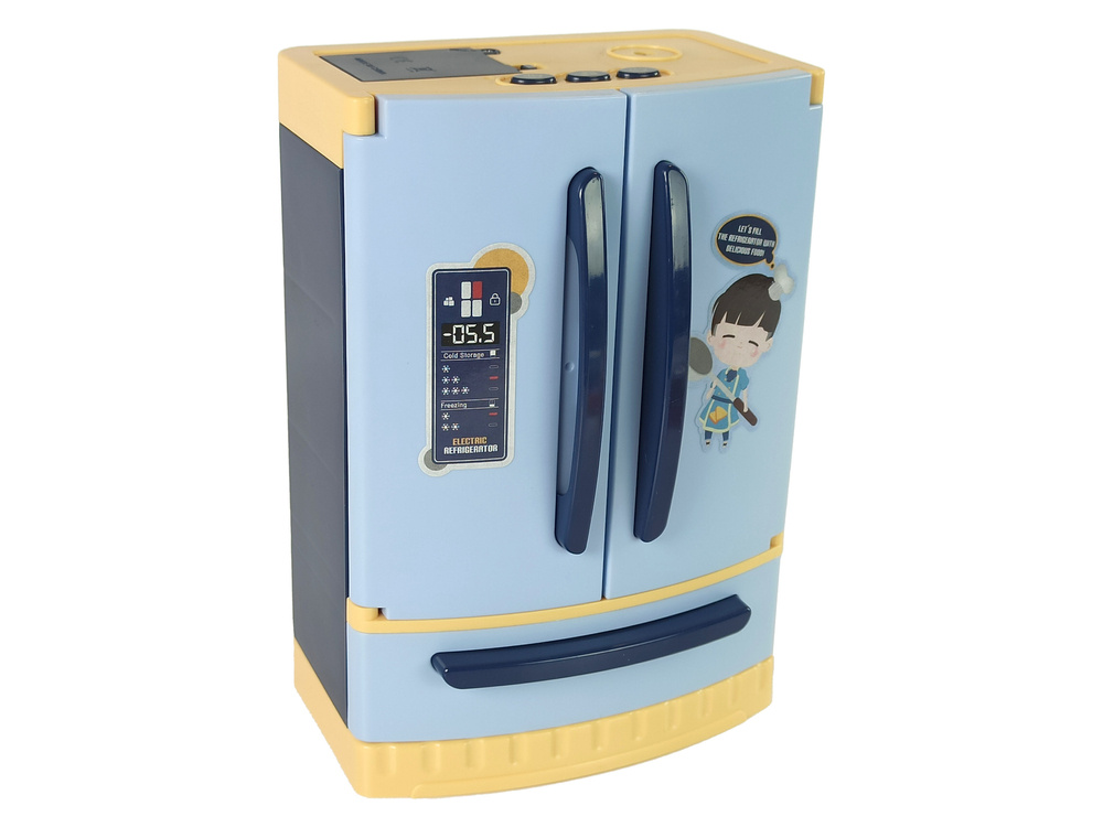 Zestaw Lodowka Z Produktami Dla Dzieci Niebieska Swiatlo Dzwieki