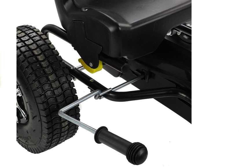 Gokart Czarny Monster Na Pedaly Szerokie Pompowane Kola