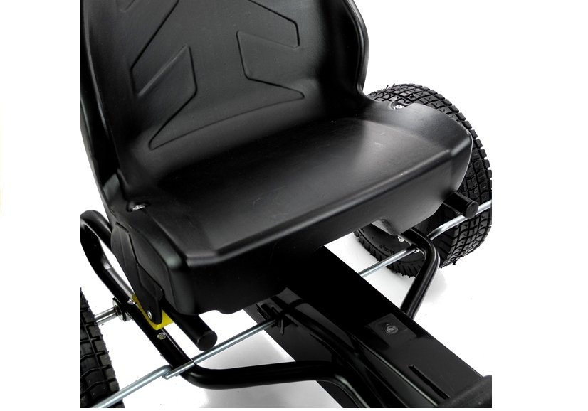 Gokart Czarny Monster Na Pedaly Szerokie Pompowane Kola