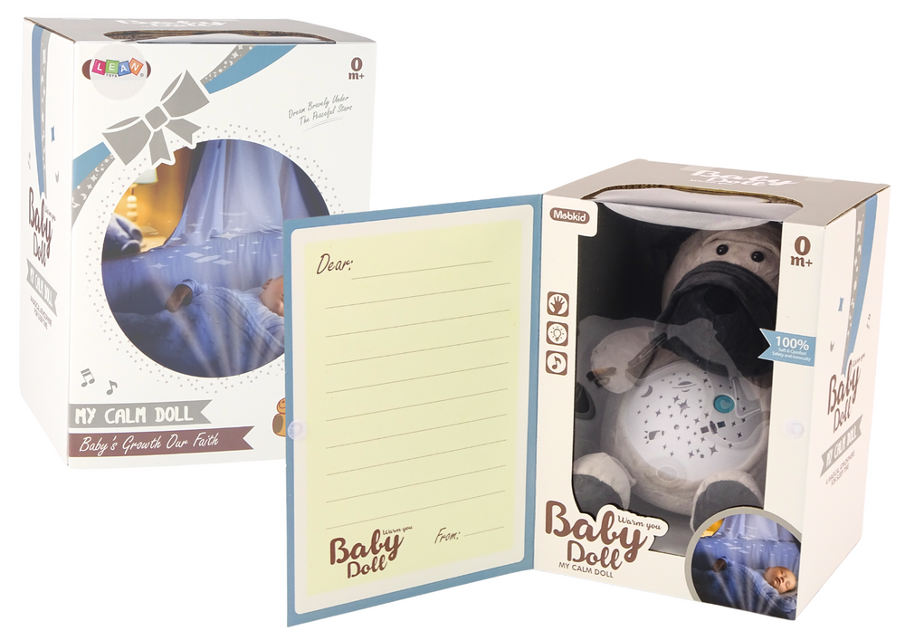 ND24_18055 Pluszowy Mis Usypiajacy Swiatla Dzwiek