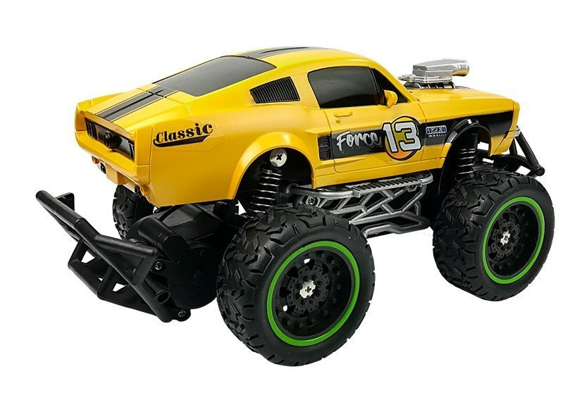 Auto Zdalnie Sterowane R/C 6.5 km/h Wysokie Kola Zolte