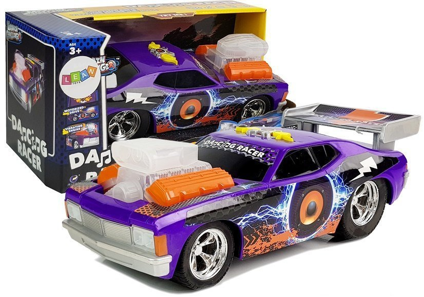 Auto Sportowe z Muzyka Dzwiekami i Swiatlami na Baterie Jezdzi