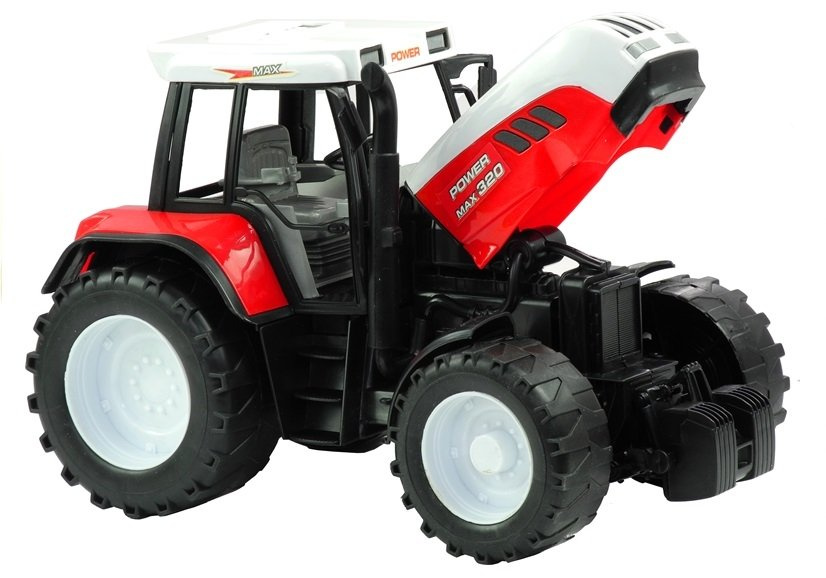Duzy Traktor z Maszyna 3 Modele Ruchome Elementy 65 cm