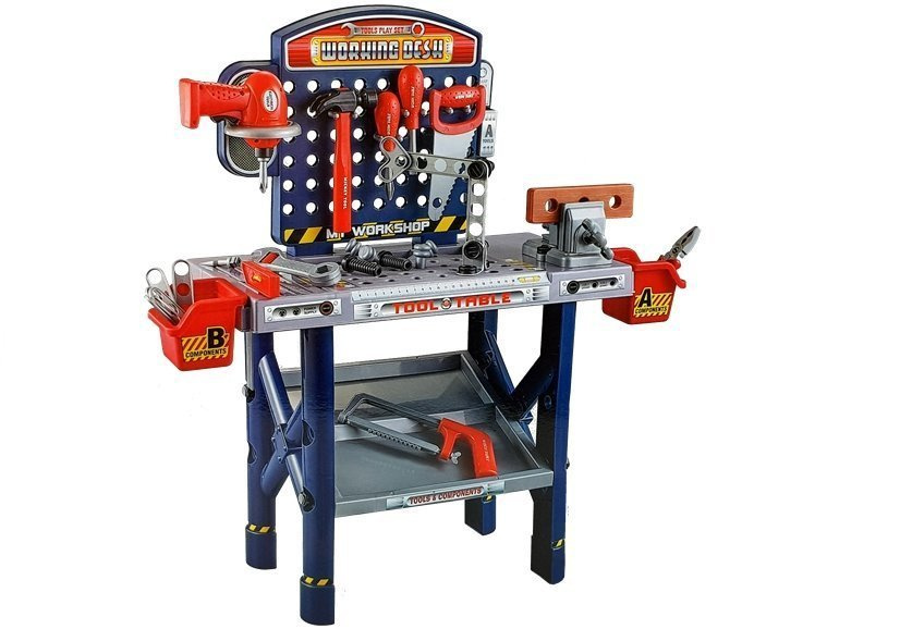 Zestaw Narzedzi Warsztat Wiertarka na Baterie 74 cm