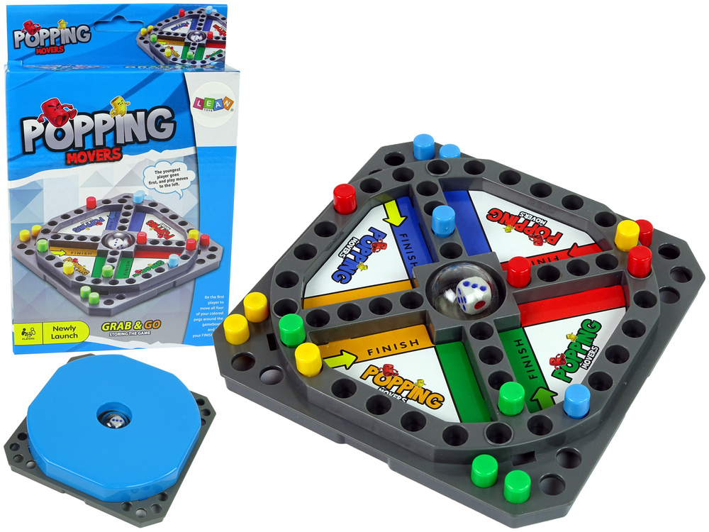 Gra Planszowa Chinczyk Popping Movers